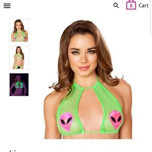 Raver swag rave bra